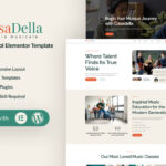 CasaDella - Music School Elementor Template Kit