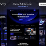 Velocity - Startup Tech Elementor Template Kit