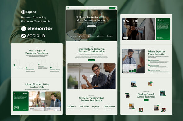 cover-experta Experta - Business Consulting Elementor Template Kit - Image 1