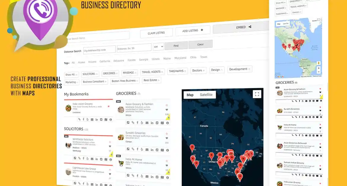 Business Directory with Maps, Store Locator - Image 1