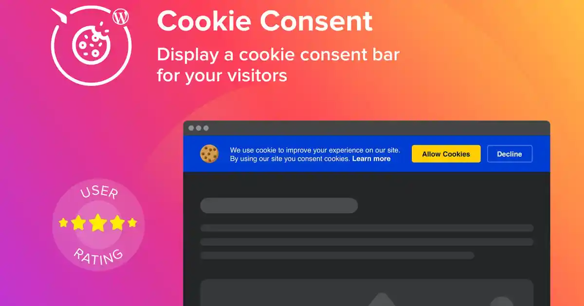 WordPress Cookie Consent Plugin - Image 1