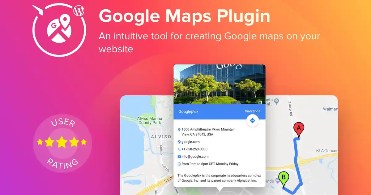 WordPress Google Maps Plugin - Image 1