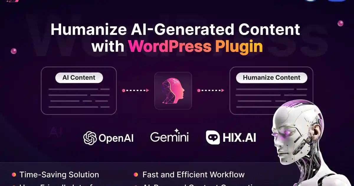 TextHumanizer Humanize AI Content WordPress Plugin - Image 1