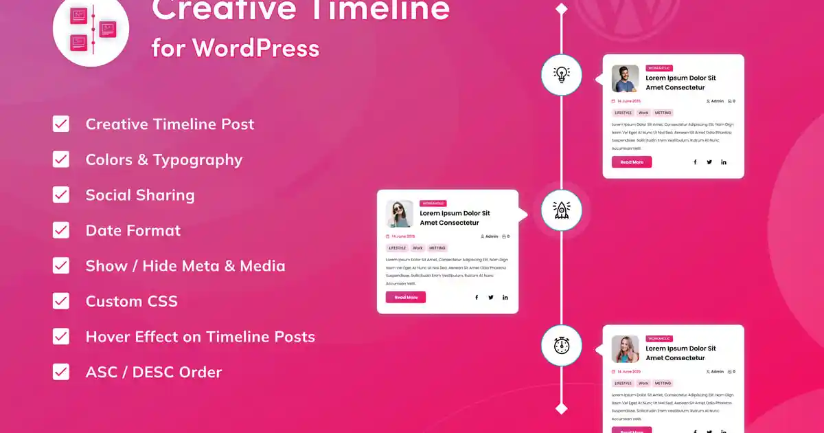 Creative Timeline for WordPress - Image 1